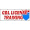 Signmission CDL LICENSE TRAINING BANNER SIGN trucker truck driver trucking school B-120 Cdl License Training - alternate 1